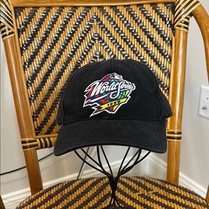 Vintage Logo Athletic Atlanta Braves World Series Snapback Hat